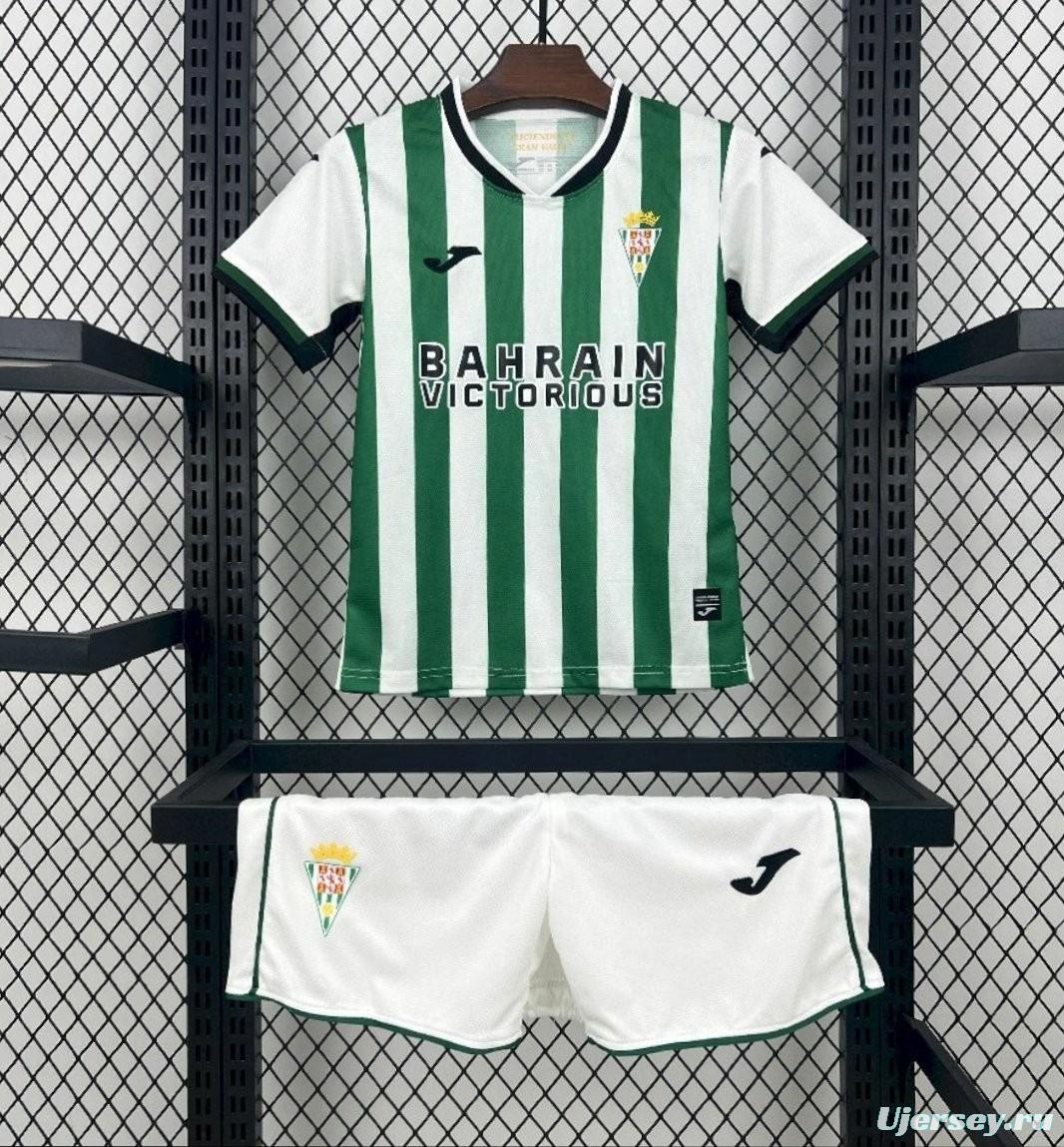 25/26 Kids Cordoba CF Home Jersey