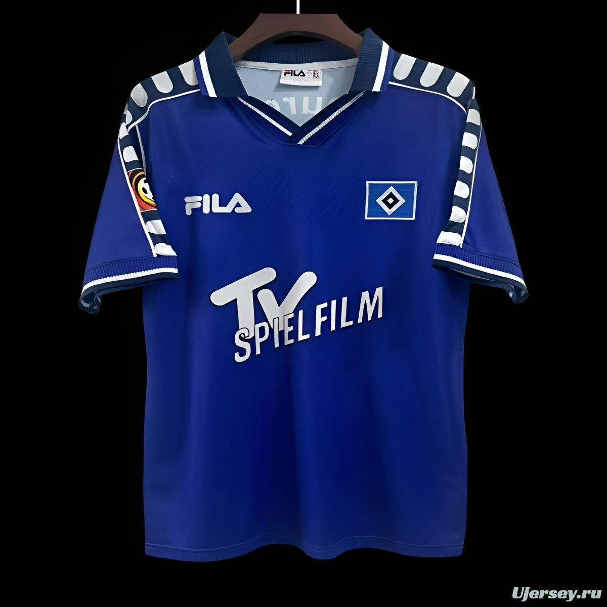 Retro 00/01 Hamburger SV Away Blue Jersey