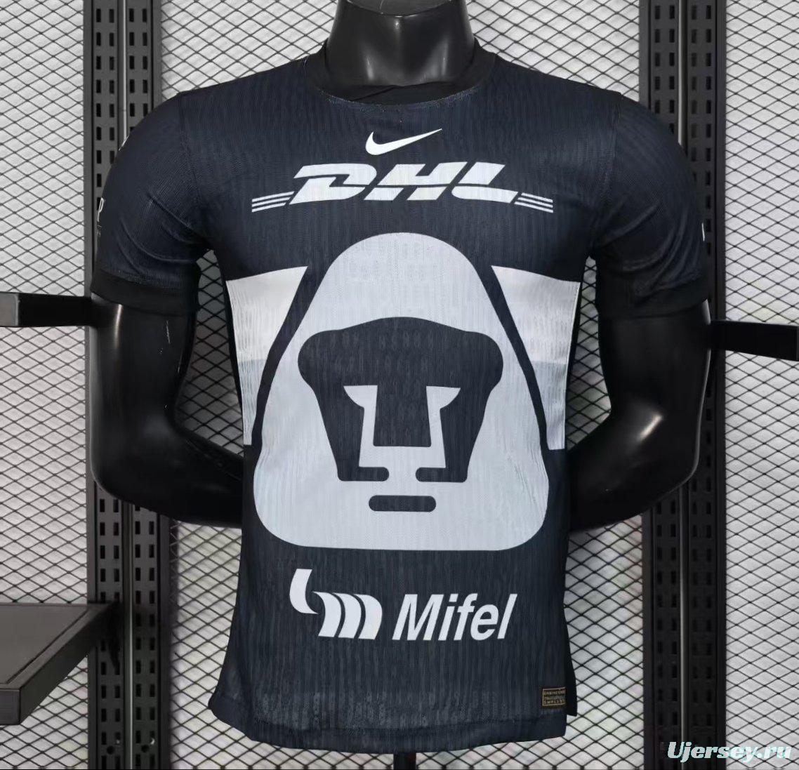 Player Version 25/26 Pumas UNAM Black Jersey
