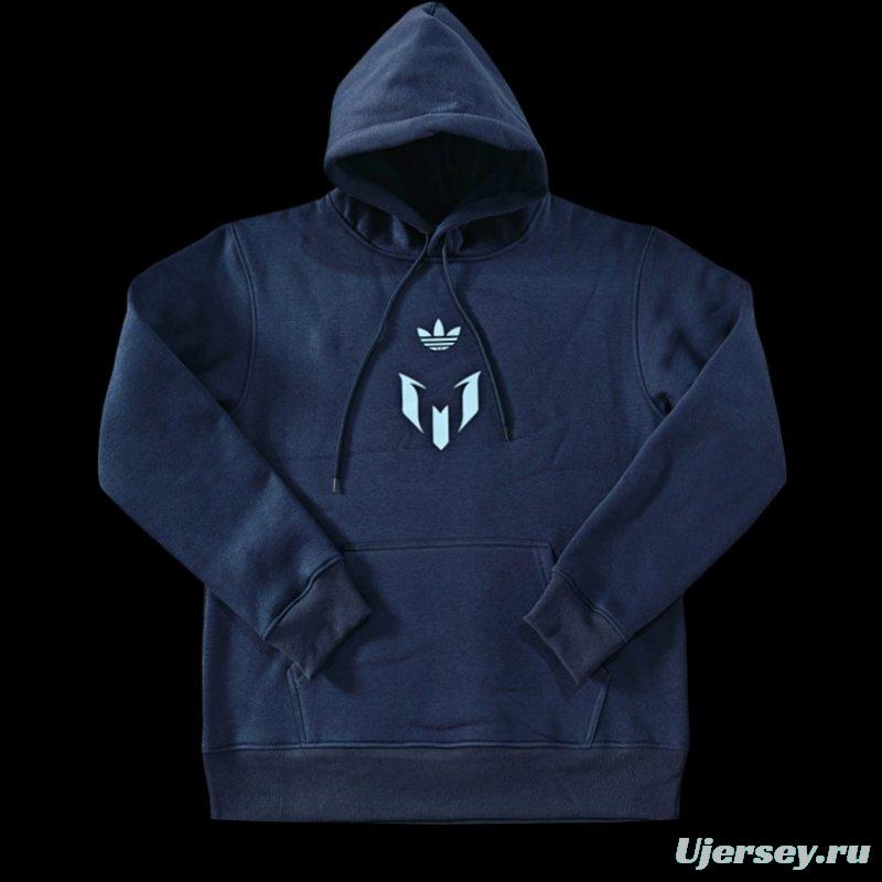 25/26 Inter Miami Messi Fleece-lined Hoodie 9 Color Full Zipper Jacket + Long Pants