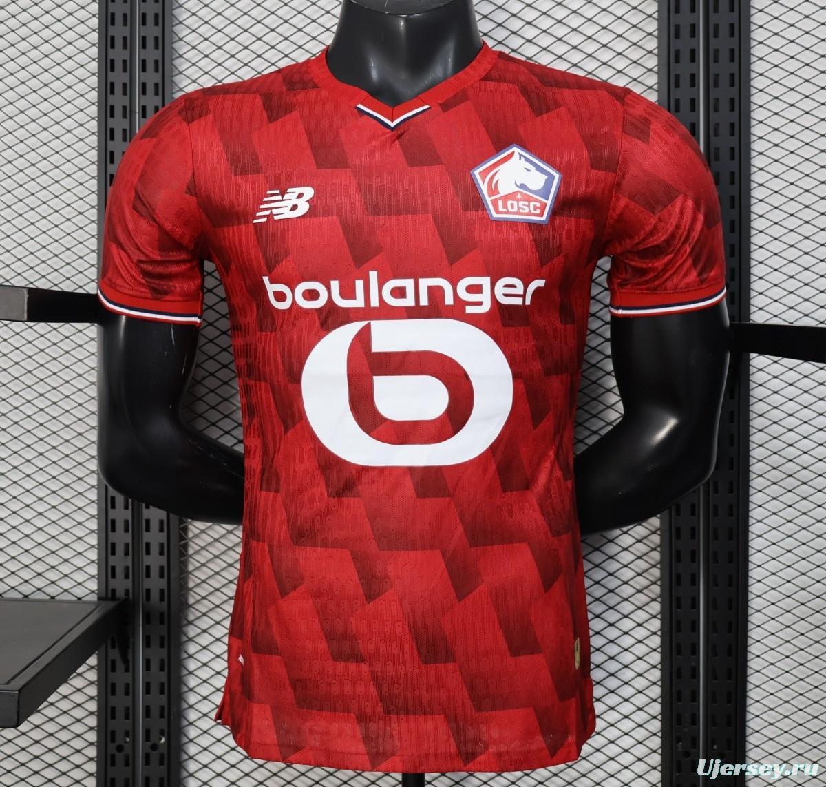 Player Version 25/26 Lille Home Jersey