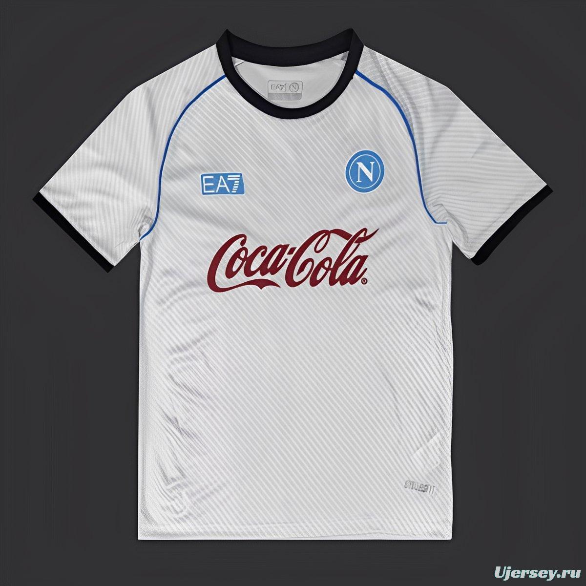 25/26 SSC Napoli White/Silver Training Jersey