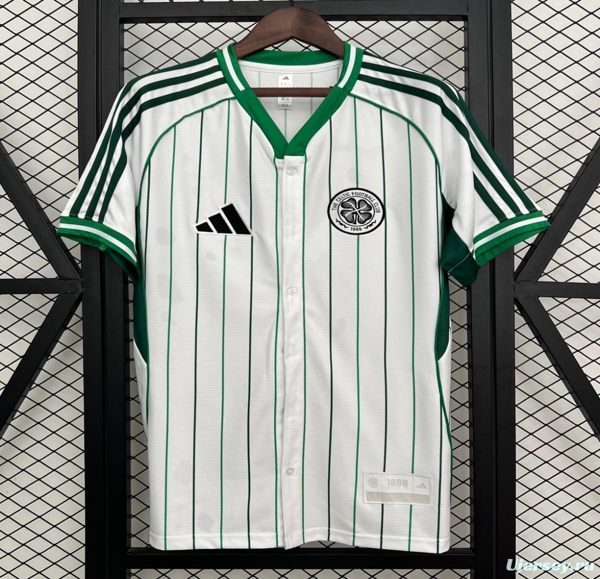 25/26 Celtic US Pack Baseball Jersey