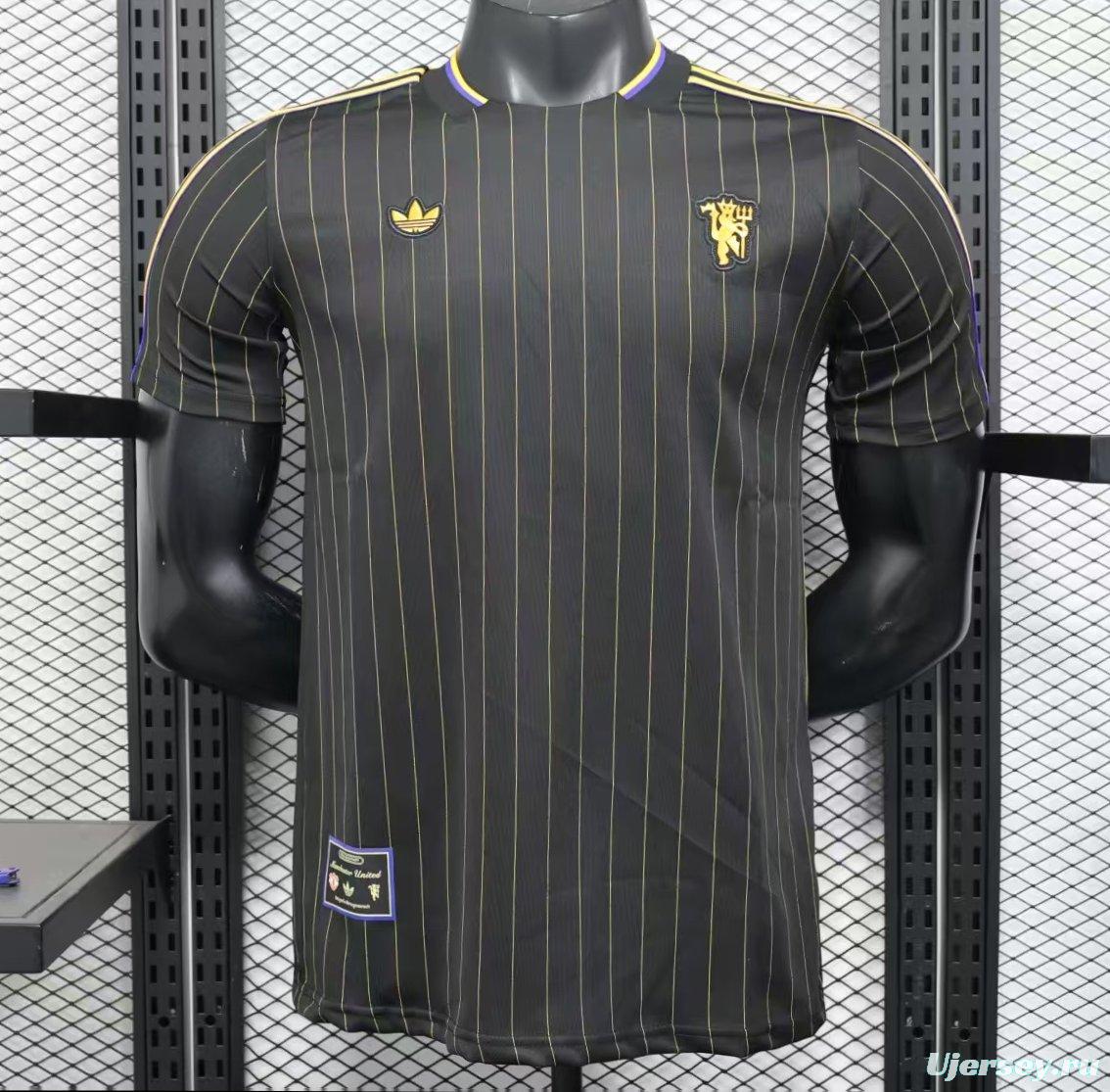 Player Version 25/26 Manchester United Black Casual Jersey