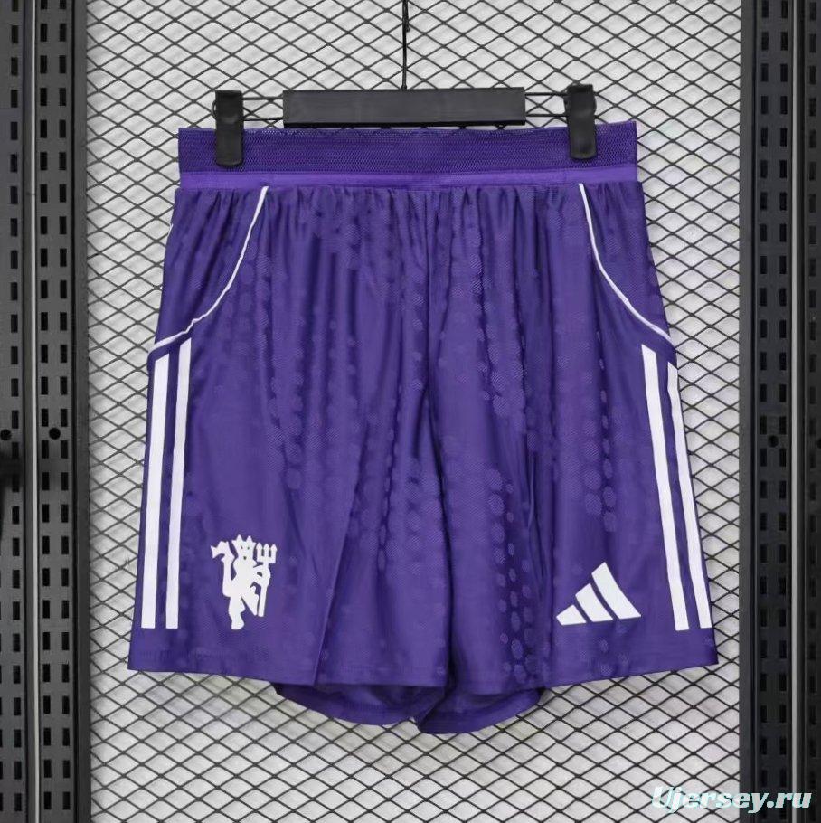 Player Version 25/26 Manchester United Purple Shorts