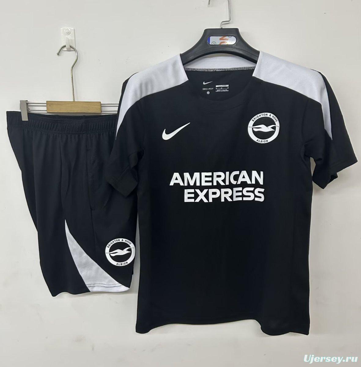 25/26 Chelsea Training Jersey Black+ Shorts
