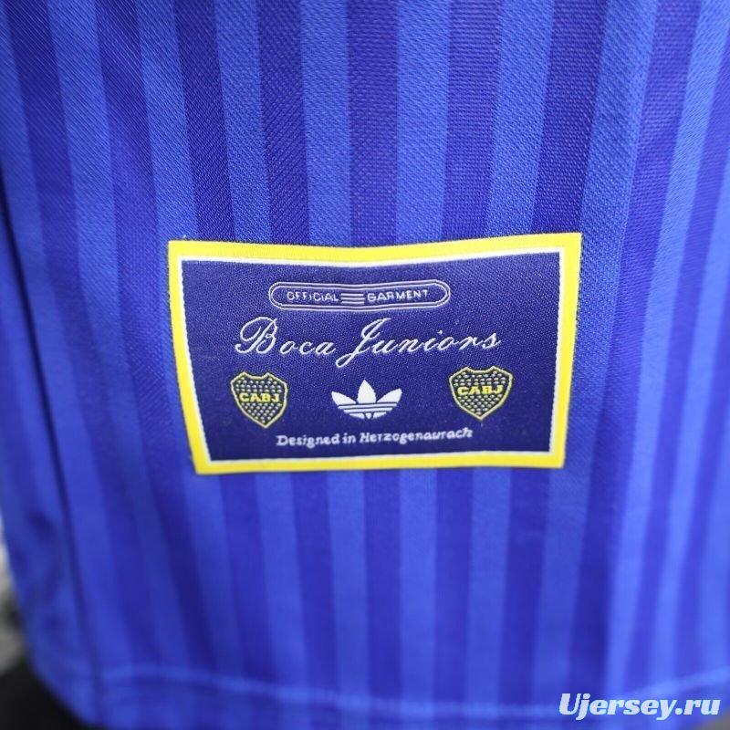 Player Version 25/26 Boca Juniors Adidas Original Terrace Icons Blue Jersey