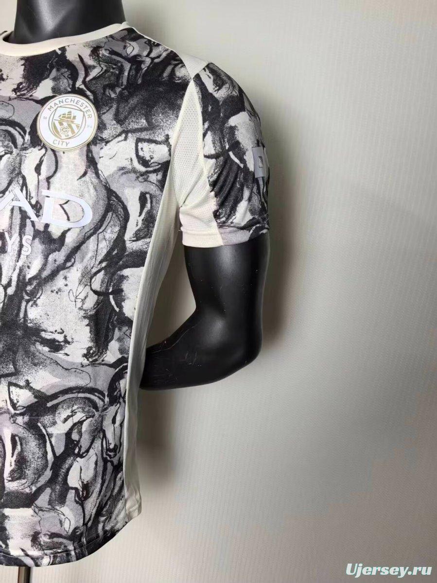 Player Version 25/26 Manchester City 2026 'Year of the Horse' Special Jersey