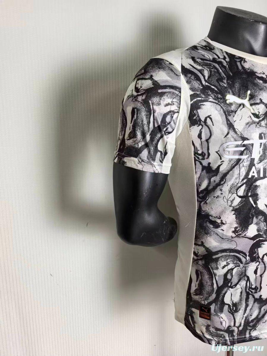 Player Version 25/26 Manchester City 2026 'Year of the Horse' Special Jersey