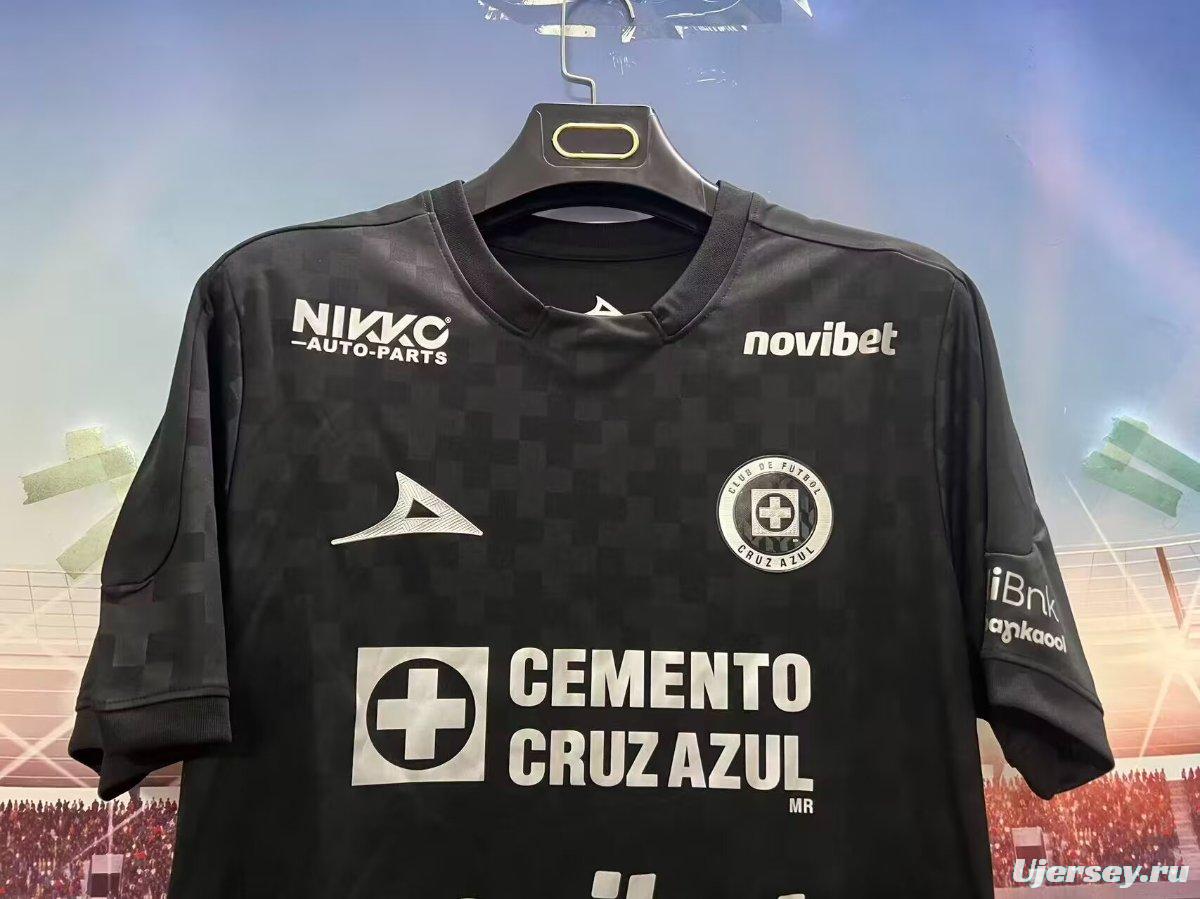 25/26 Cruz Azul Third Black Jersey