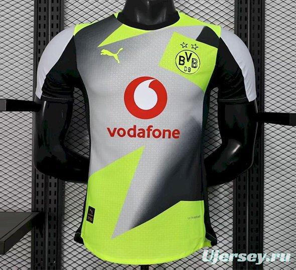 2025/26 Player Version Mens Borussia Dortmund Away Jersey