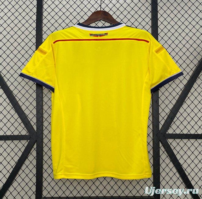 Retro 2014 Colombia Home Jersey