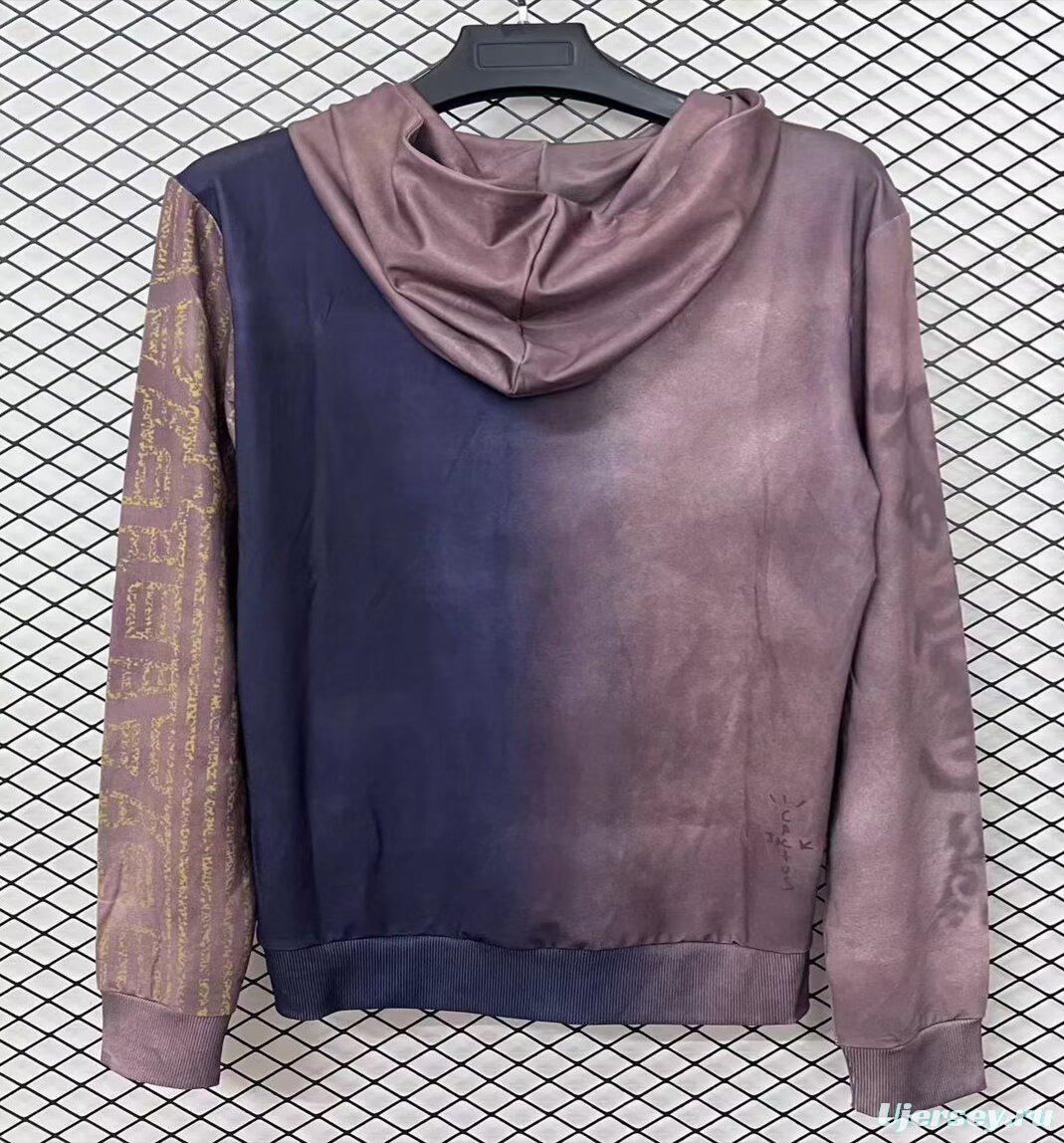 25/26 Travis Scott x Nike x FC Barcelona Split-Dye Crest Hoodie