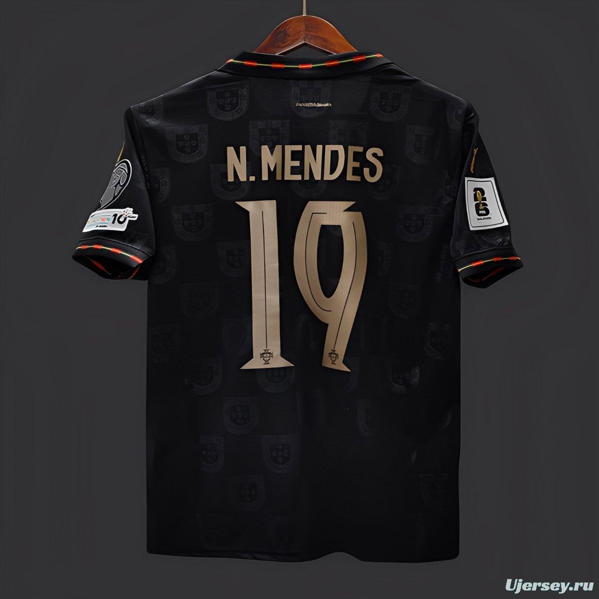 2026 Portugal WCQ Black Out Special Portugal VS ARMENIA Jersey With Full Patches