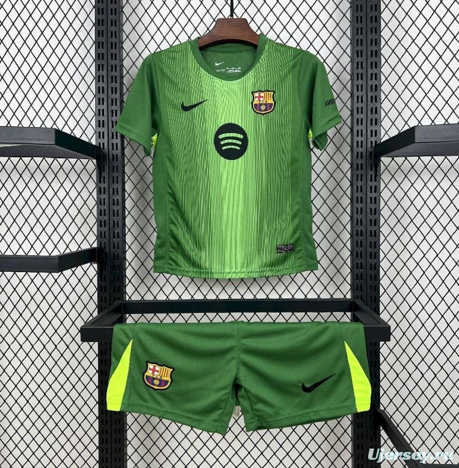 2025/26 Kids Barcelona Goalkeeper Kit