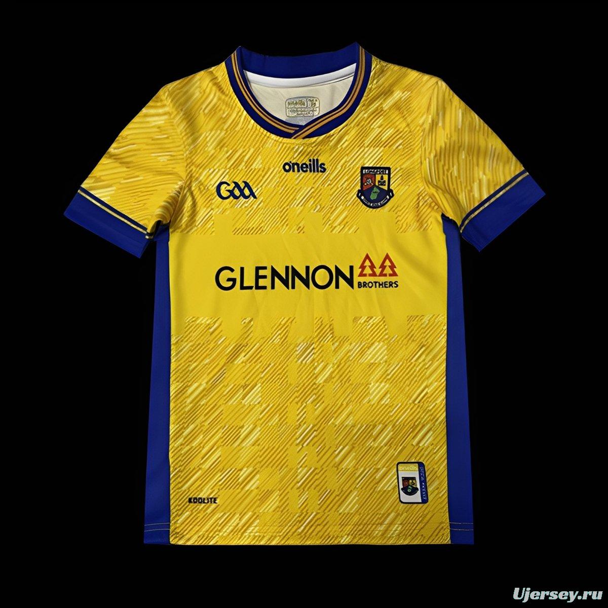 25/26 Kids Roscommon GAA Yellow and Blue Away Jersey