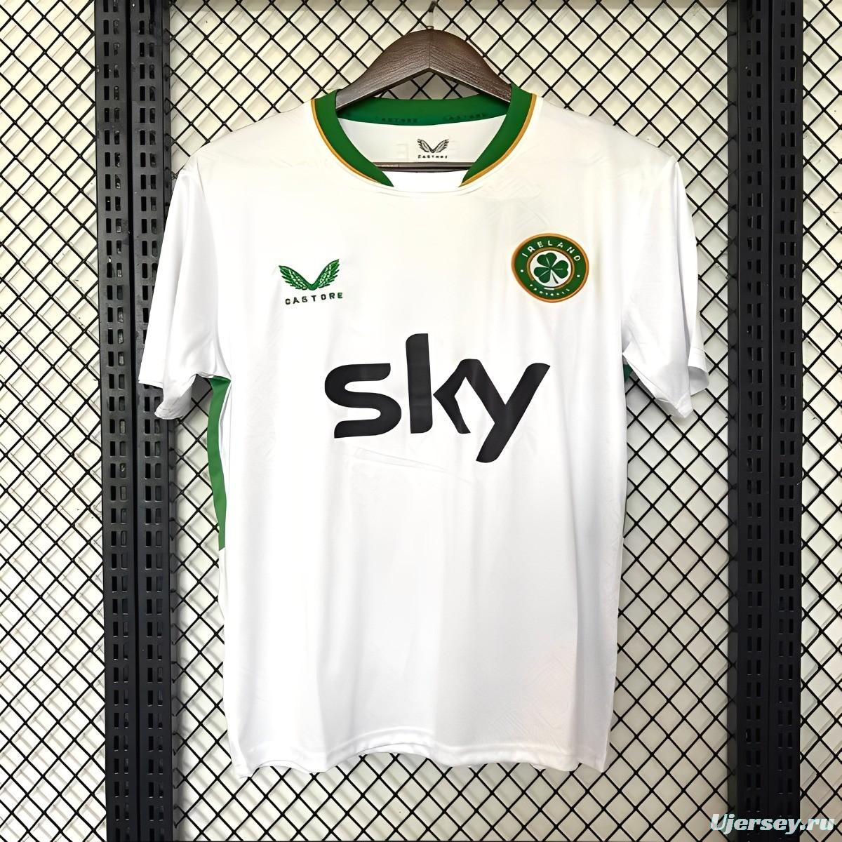 Retro 2024 Ireland Away White Jersey