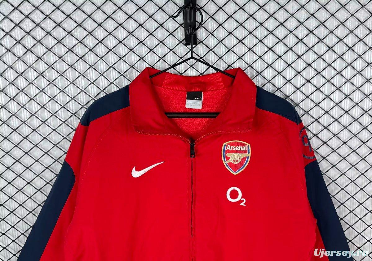 Retro 04/05 Arsenal Home Red Windbreaker