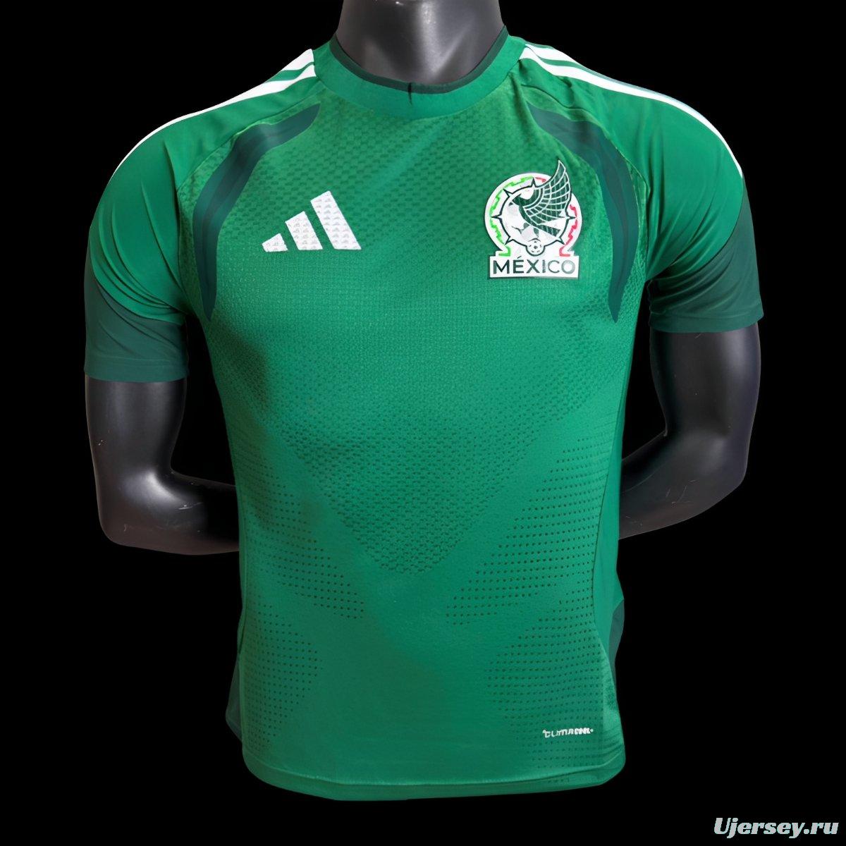 Player Version 2026 Mexico Green Training Pre-Match Jersey
