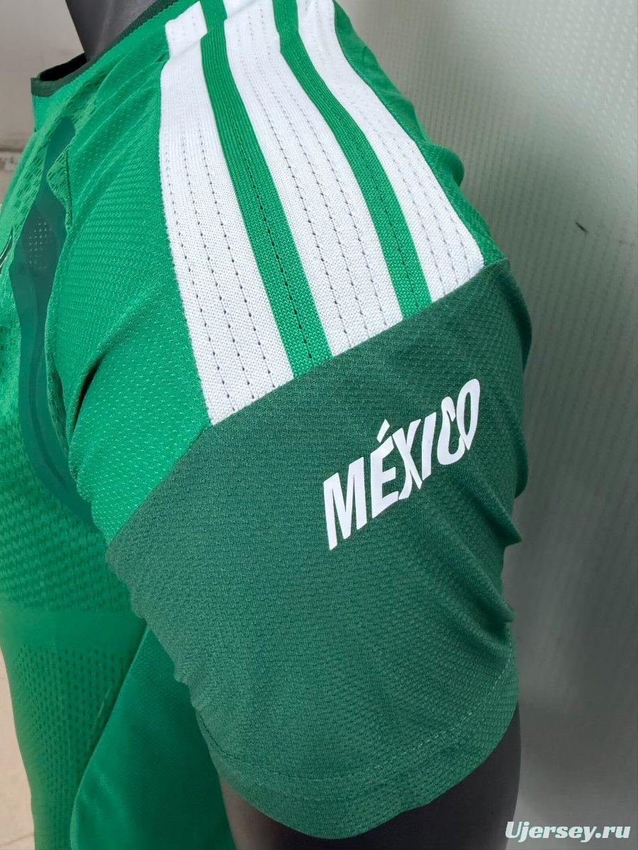 Player Version 2026 Mexico Green Training Pre-Match Jersey