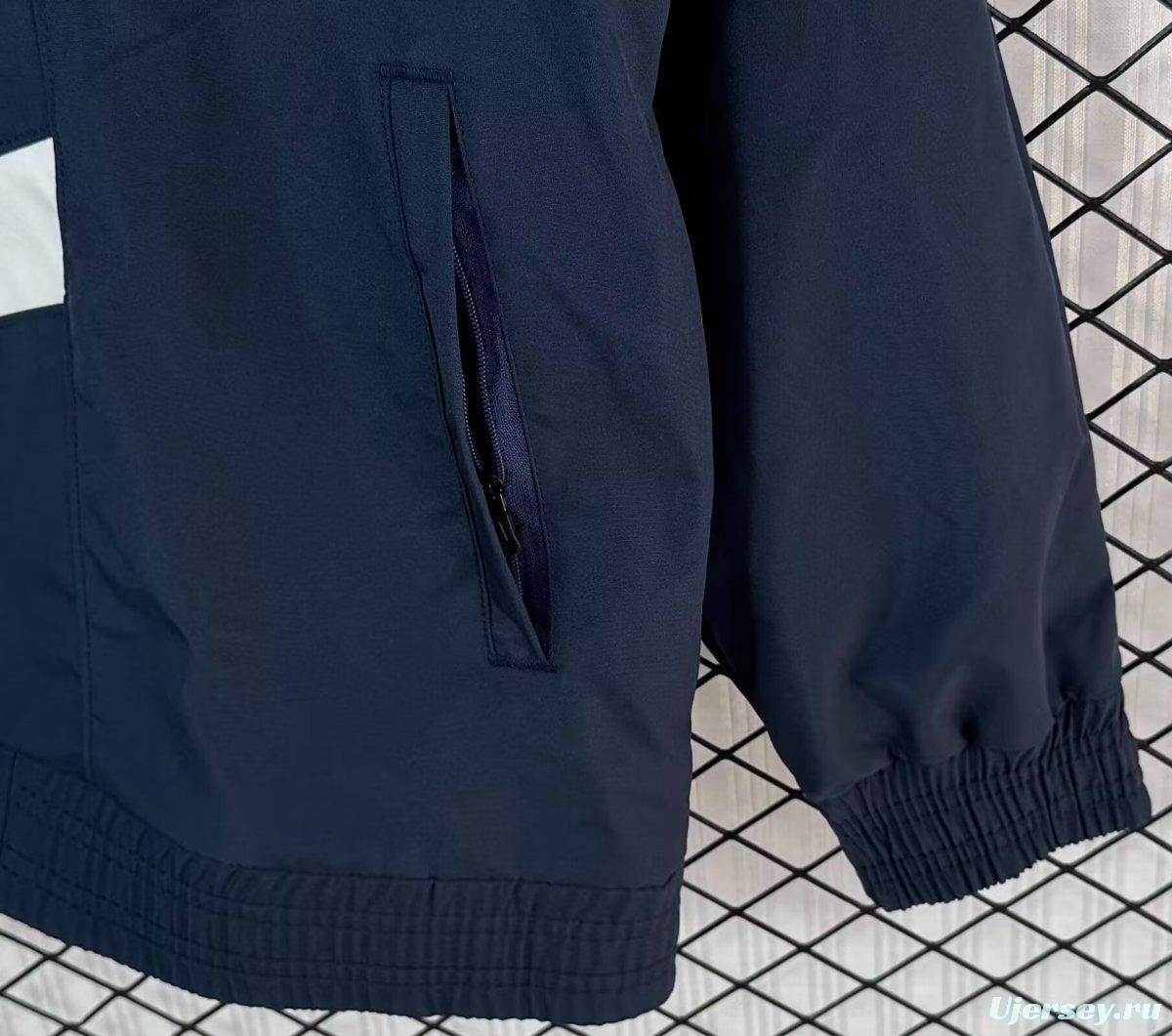 Retro 95/96 Atletio Madrid Navy/Red Windbreaker