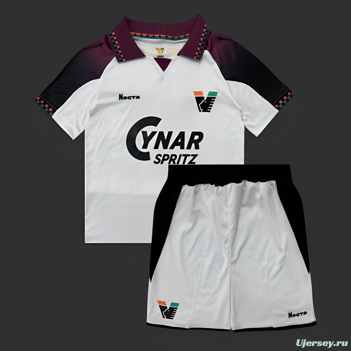 25/26 Kids Venezia Away White Jersey