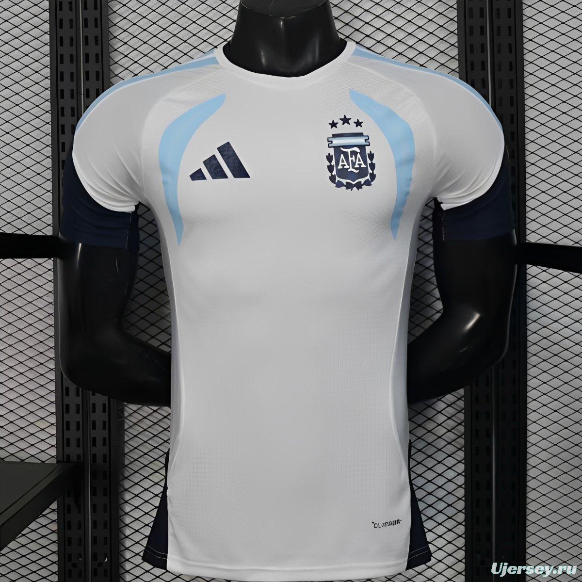 Player Version 2026 Argentina White Training Jersey