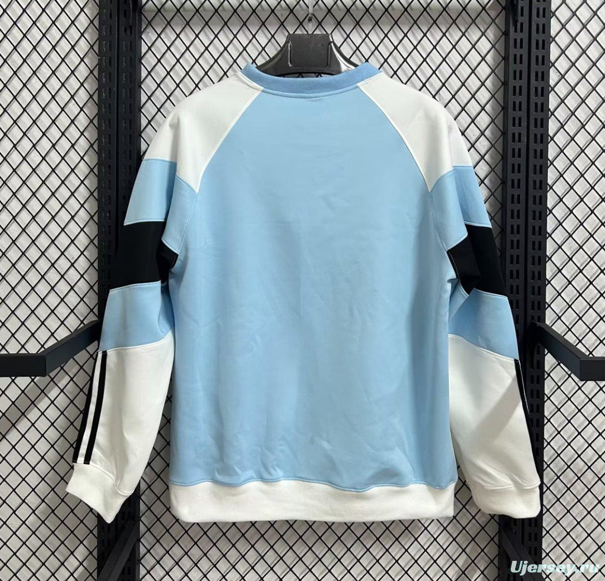 25/26 Manchester City White/Sky Blue Hoodie