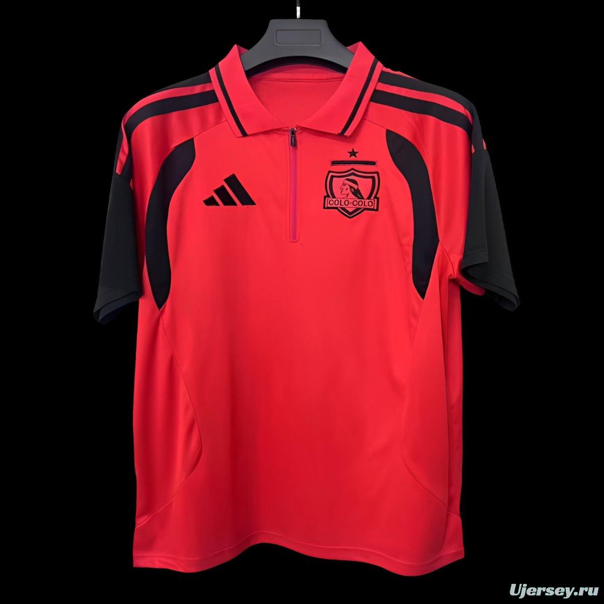 25/26 COLO COLO Red POLO Jersey