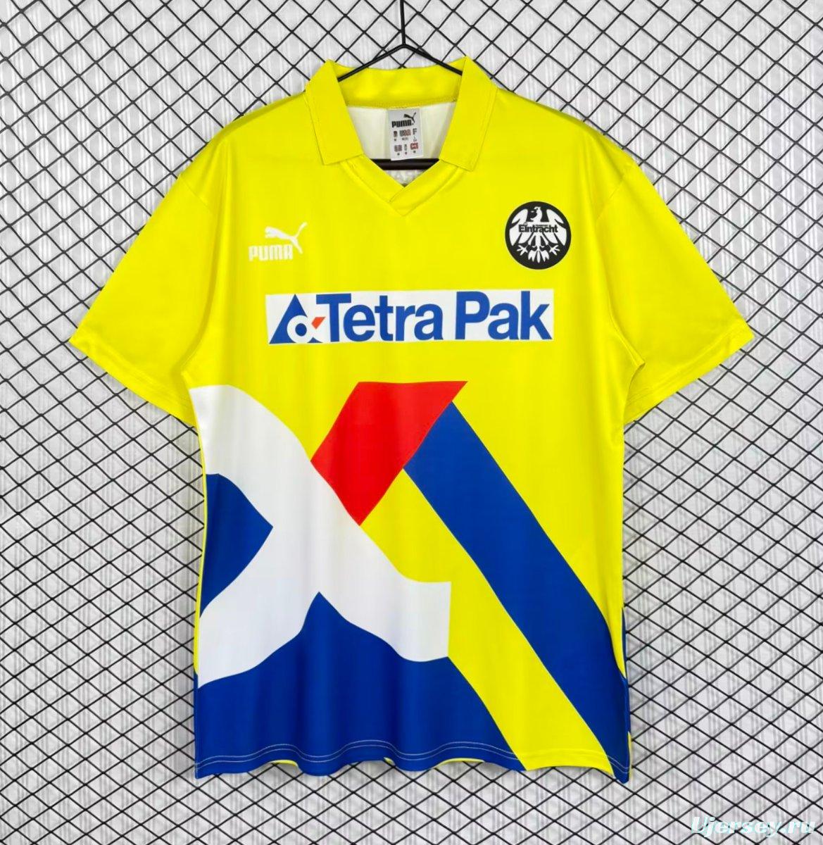 Retro 93/96 Frankfurt Away Yellow Jersey