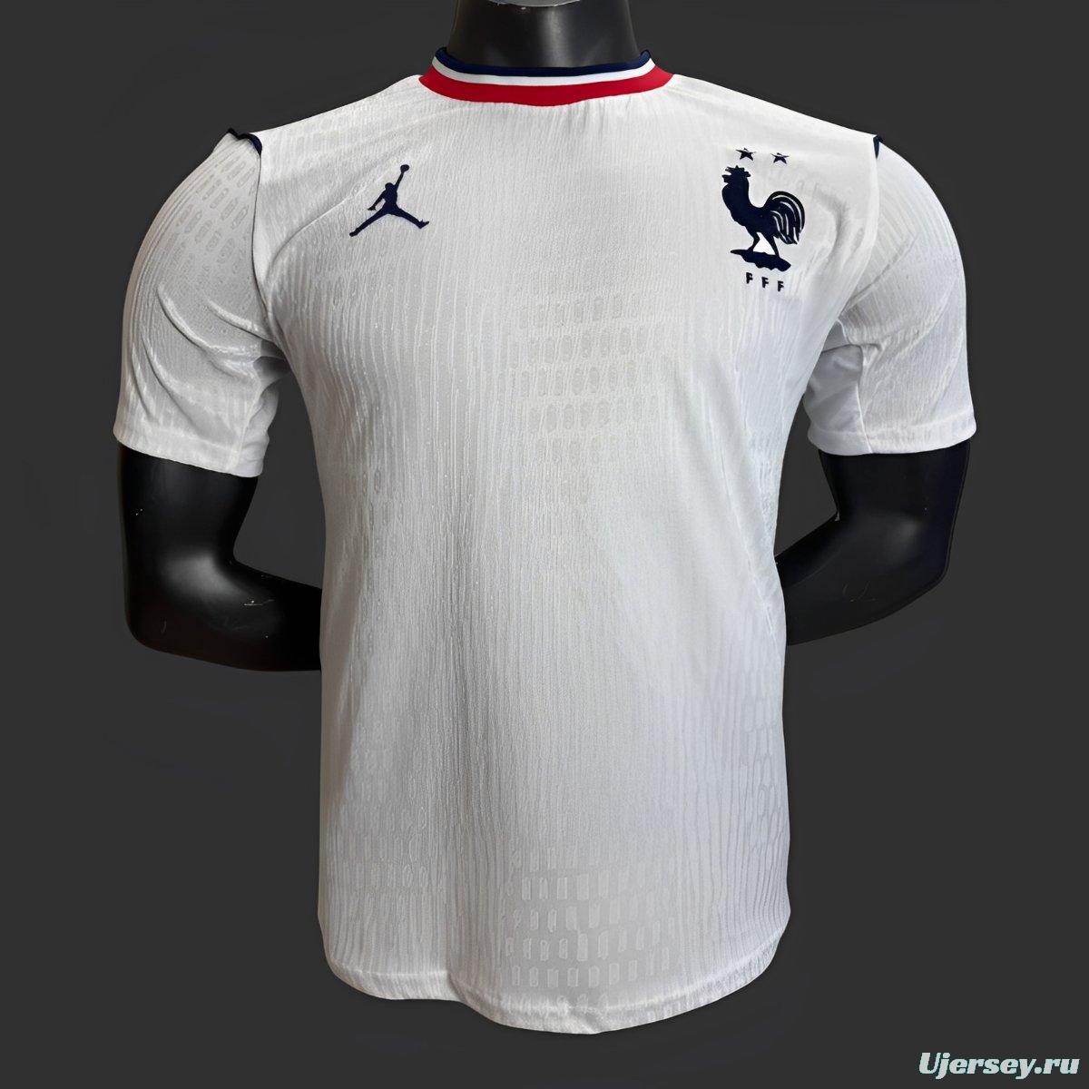 Player Version 2026 France Away White Jersey
