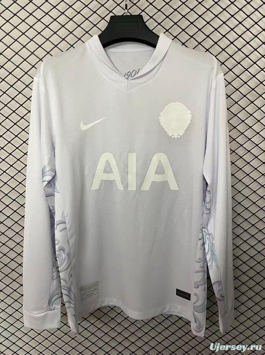 25/26 Tottenham Hotspur 125Th Anniversary White Long Sleeve Jersey