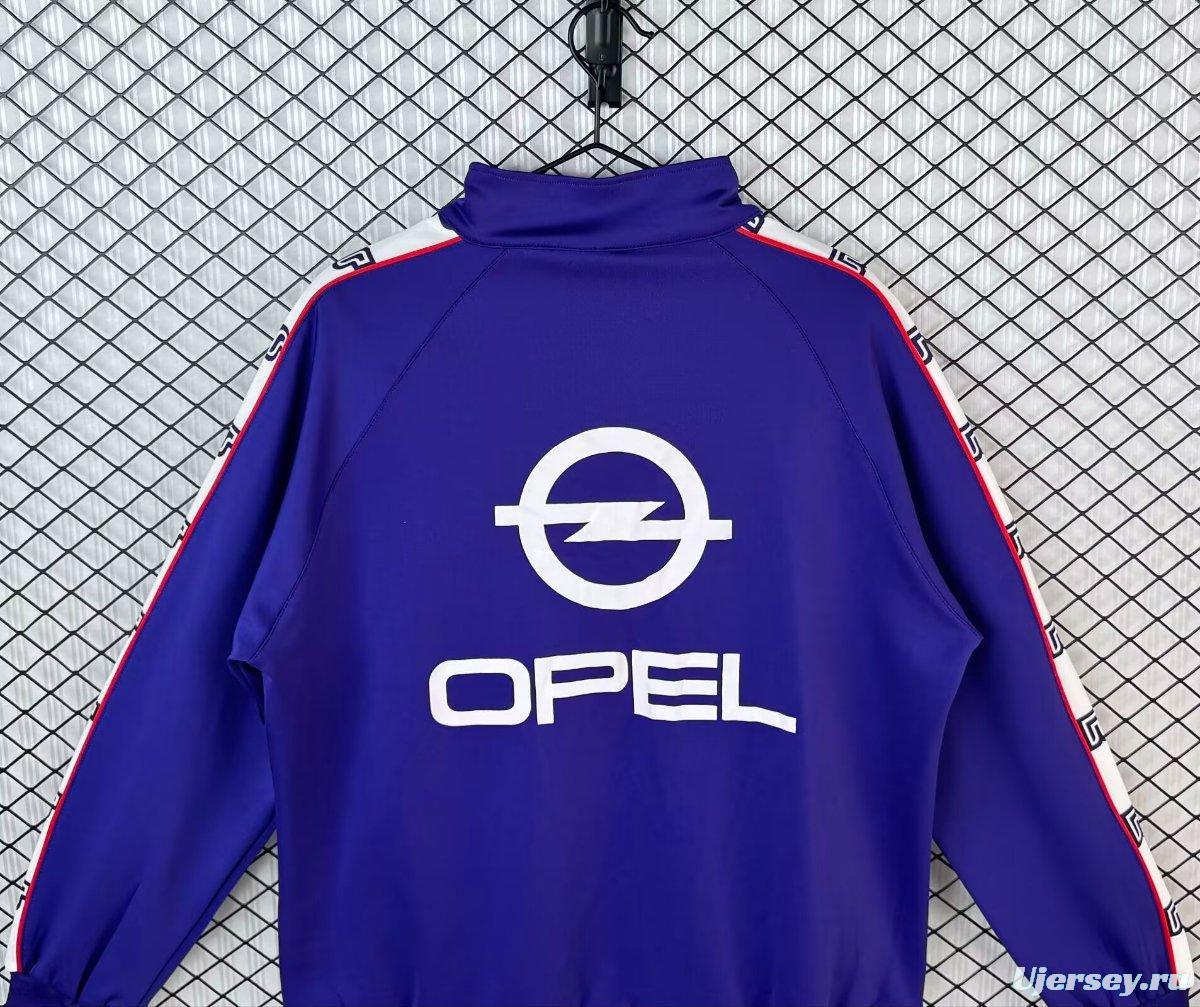 Retro 85/86 Fiorentina Home Purple Full Zipper Windbreaker