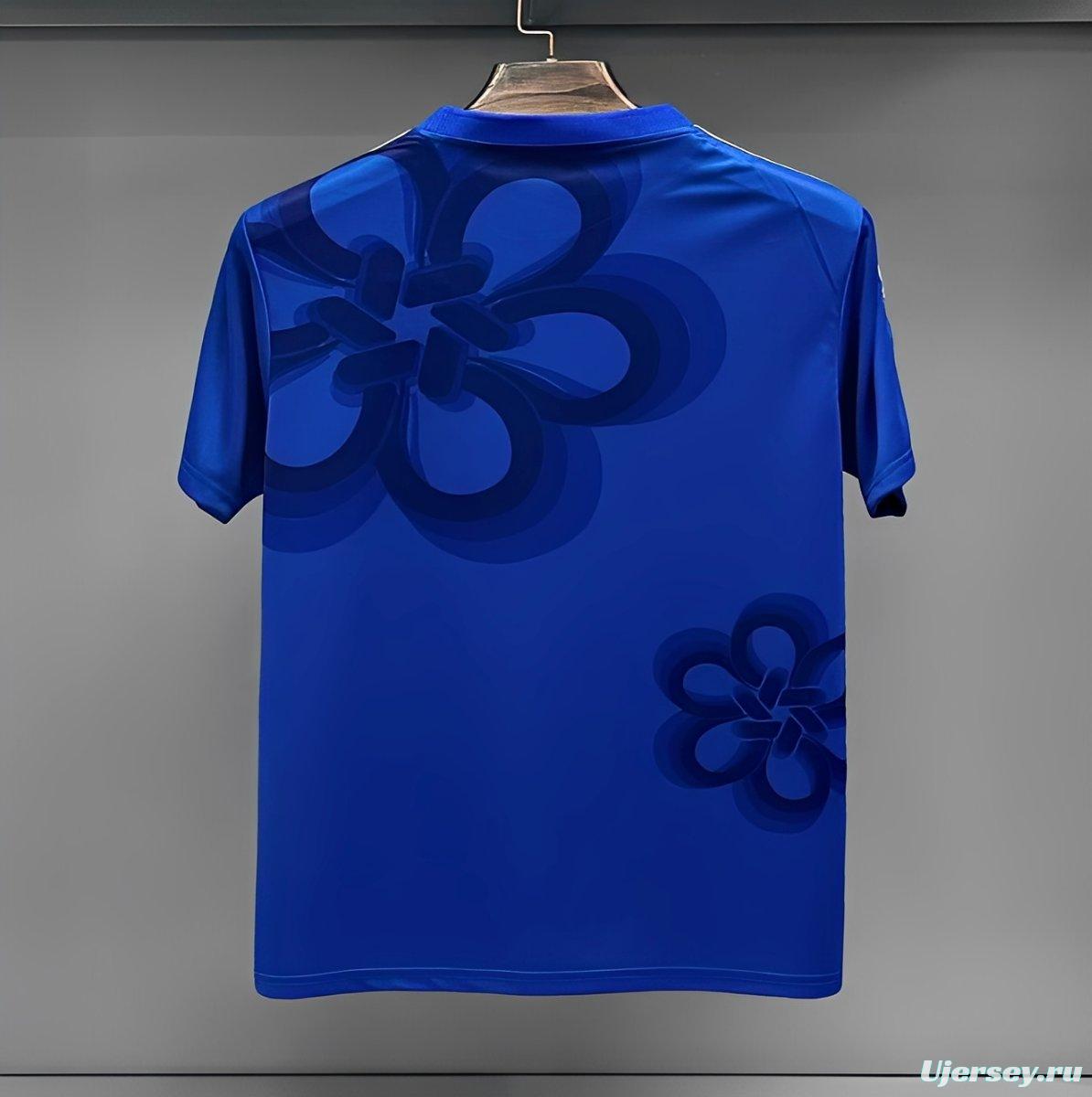 25/26 Manchester United Cultural Story Blue Chinese Lucky Knot Jersey