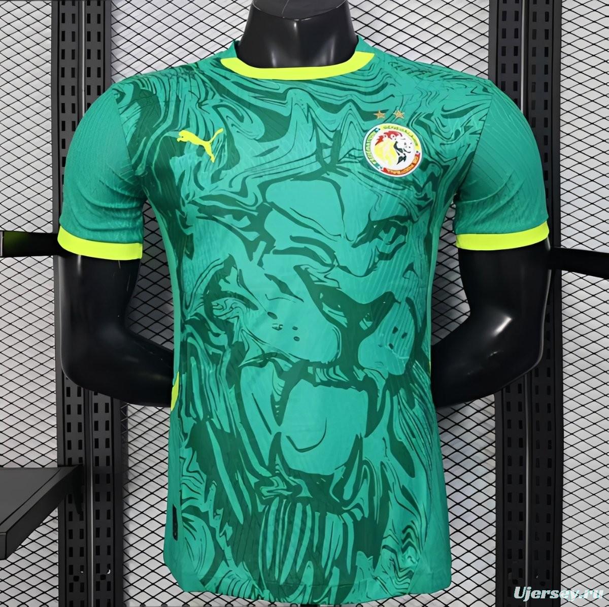 2026 Player Version Senegal Away Green Double Stars Edition Jersey