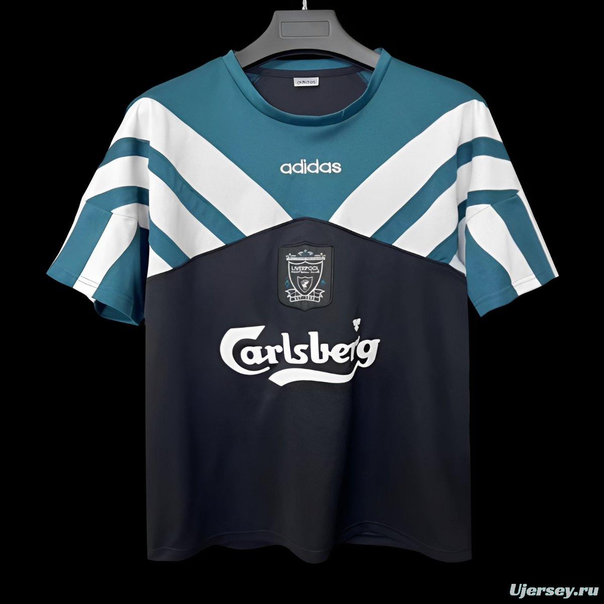 Retro 95/96 Liverpool Adidas Cotton Tee Jersey