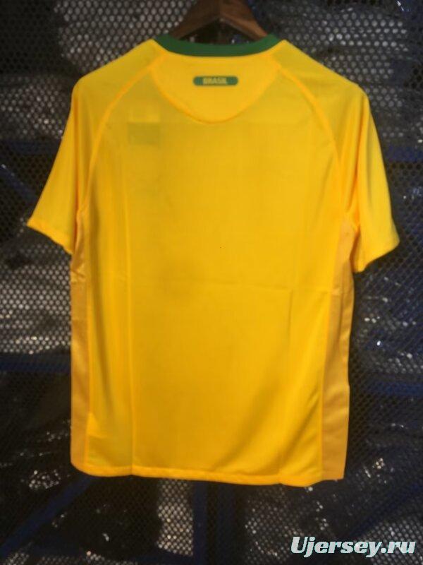 Retro 2010 Brazil Home Jersey