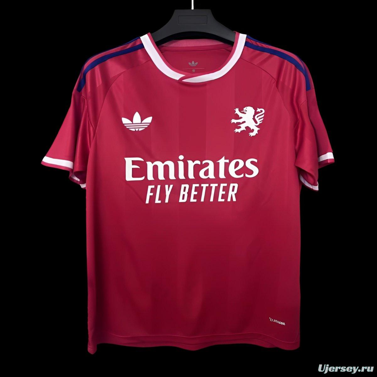 26/27 Olympique Lyonnais  Away Lyon Red Jersey