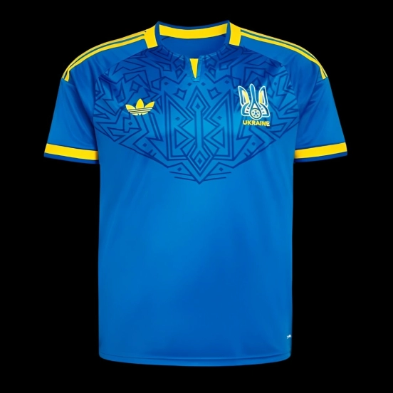 2026 Ukraine Away Blue Jersey