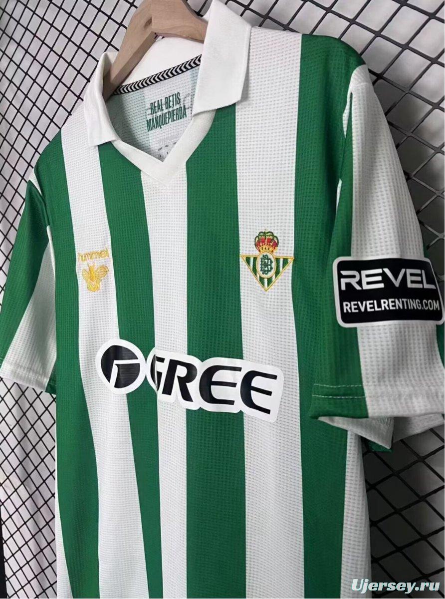 25/26 Real Betis Home Remake Vintage Jersey