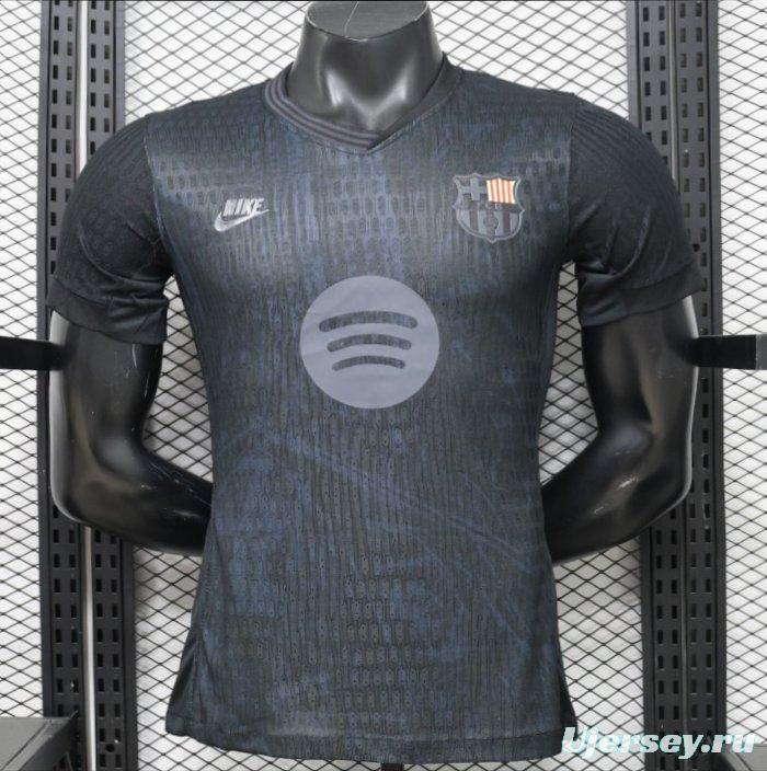 Player Version 26/27 FC Barcelona All-Black with Spotify Sponsor Special Edition Jersey