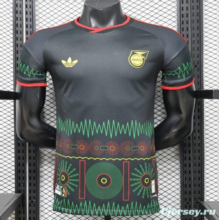 Player Version 2026 Jamaica Dark Grey Reggae Music Culture Special Edition Jersey