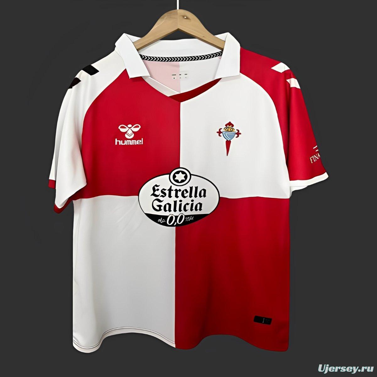 25/26 Celta de Vigo White/Red Vintage Jersey