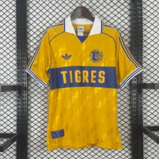 Retro Tigres UANL Yellow & Blue Classic Home Jersey