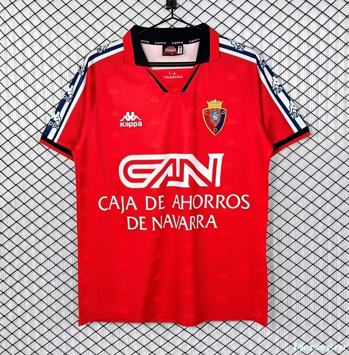 Retro 95/96 Osasuna Home Jersey