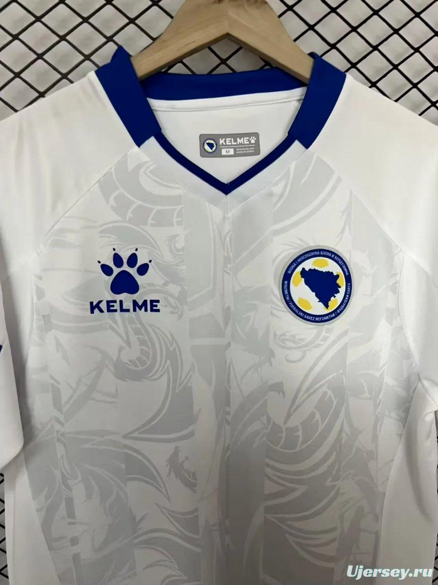 2026 Bosnia and Herzegovina National Team Away White Jersey