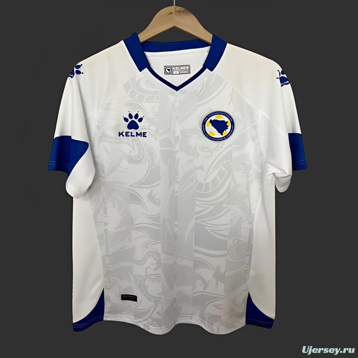 2026 Bosnia and Herzegovina National Team Away White Jersey