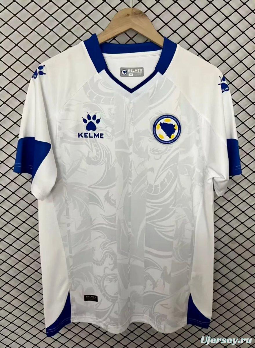 2026 Bosnia and Herzegovina National Team Away White Jersey