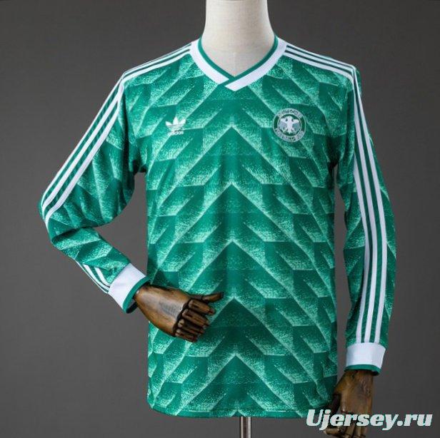 90/91 Germany Away Retro Long Sleeve Jersey
