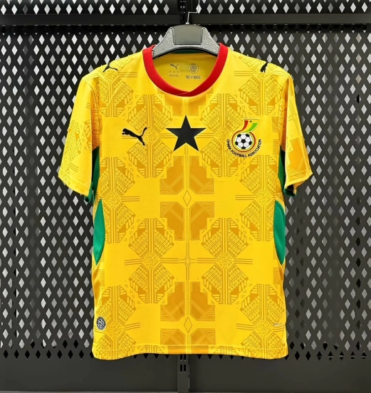 2026 Ghana Away Yellow Jersey